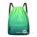 Travel School Gym Original Backpack Gradient Color Rainbow Drawstring Bag For Travel School For Beach